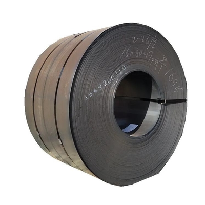 AISI S235jr Q235 16 mm de acero laminado en frío en caliente negro Ms caldera ligera bobinas de chapa de acero de bajo carbono