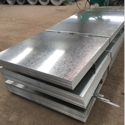 Placa de acero galvanizado TISCO SGCC DX51D grado Q195 Q215 Material 0,7 mm 1 mm de espesor para la industria