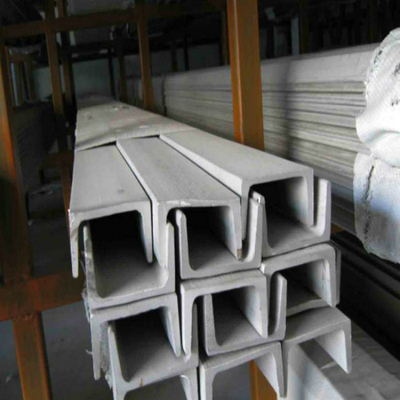 Alta calidad ASTM 301 201 304 de grado de acero inoxidable Canal 5m 6m de longitud para la industria