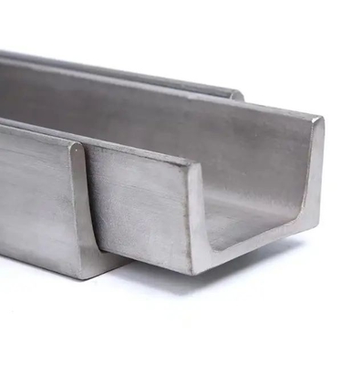 Alta calidad ASTM 301 201 304 de grado de acero inoxidable Canal 5m 6m de longitud para la industria